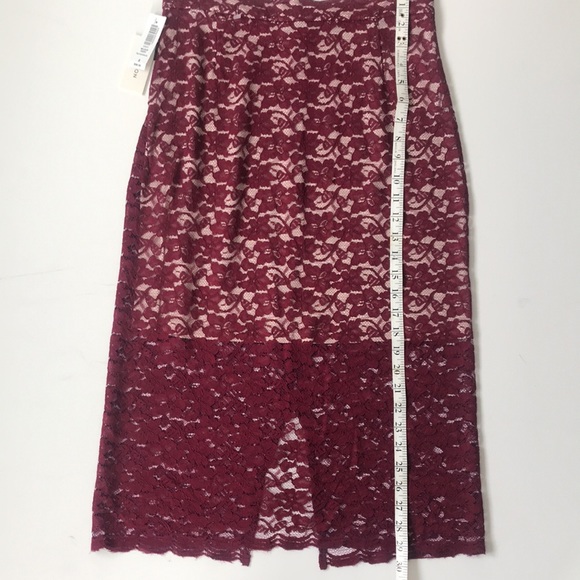 NWT ARITZIA Babaton Wilbur Lace Midi Skirt - Picture 11 of 11